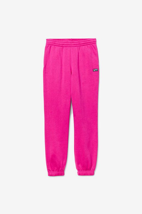 Pantalón Jogger Fila Mujer Rosas - Lassie Fleece - España 072698EVT